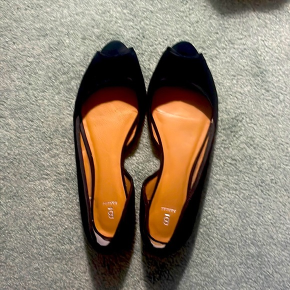 Black suede open to flats - Picture 2 of 4